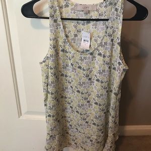 Loft floral tank